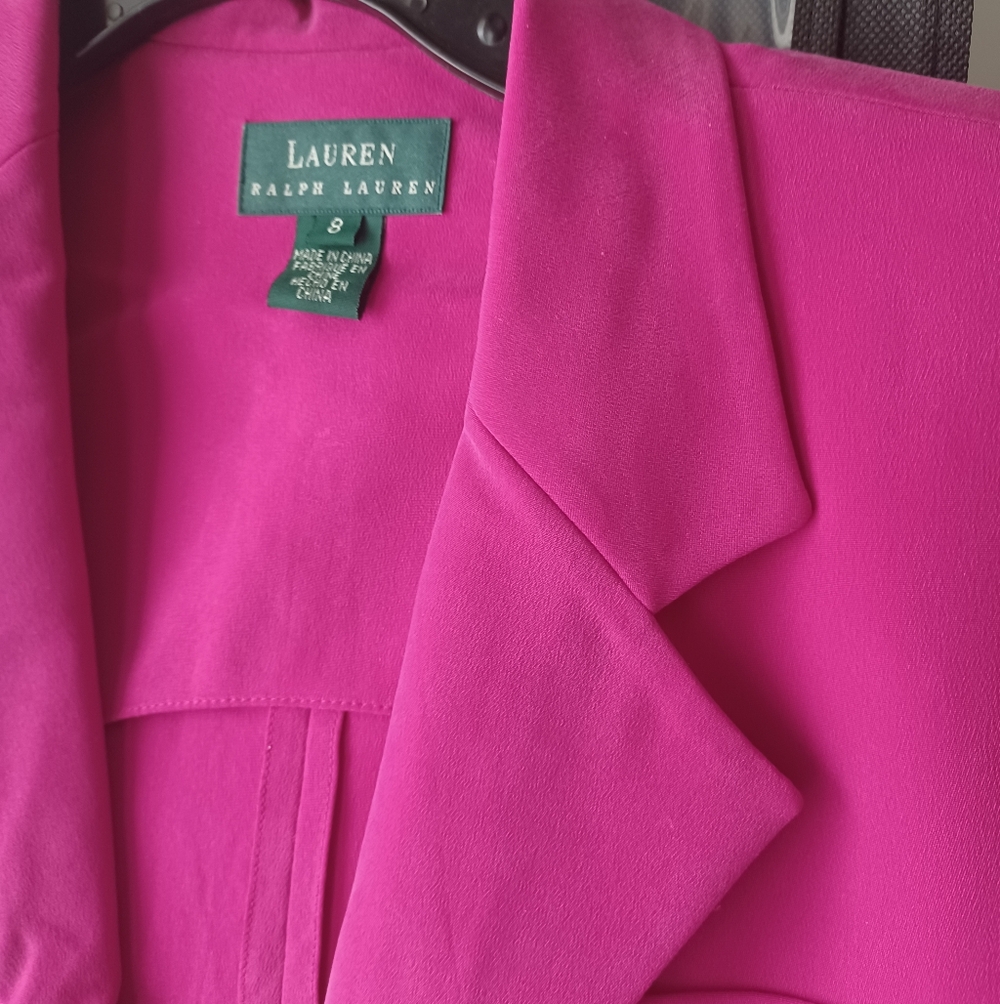 Lauren Ralph Lauren Bright Fuchsia Blazer